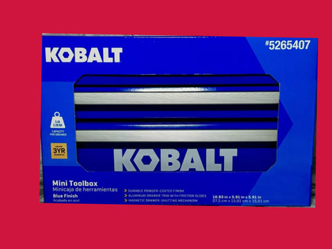 Kobalt Mini Tool Box 25th Anniversary Edition Blue