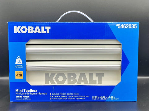 Kobalt Mini Tool Box 25th Anniversary Edition White