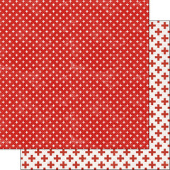 Covid-19 SC- 12x12 Red Cross DS Paper