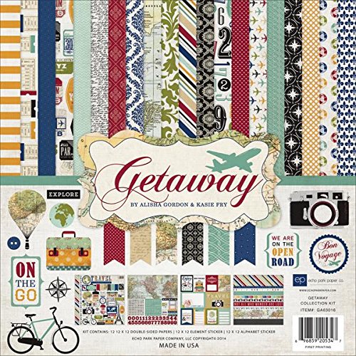 Echo Park Paper Company GA63016 Getaway Collection Scrapbooking Kit – Deb's  Deals For Scrapbooking