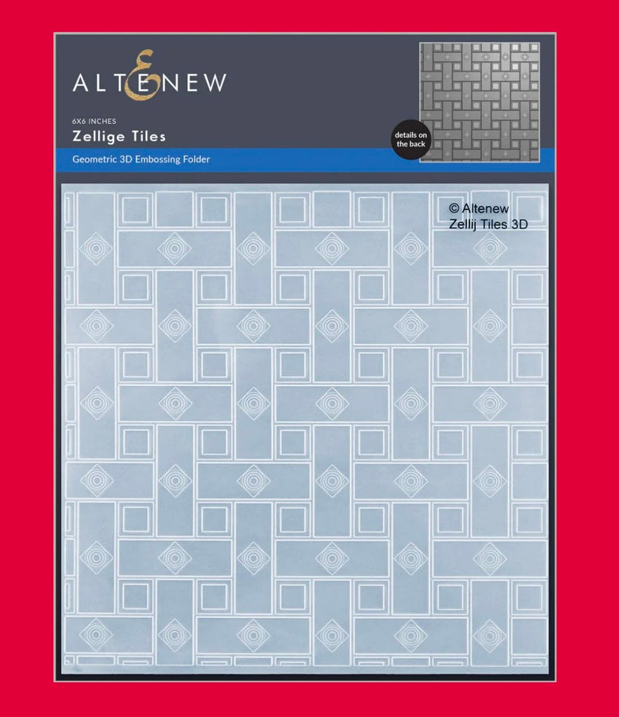 Altenew Zellige 3D Embossing Folder