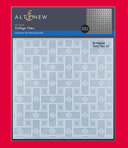 Altenew Zellige 3D Embossing Folder