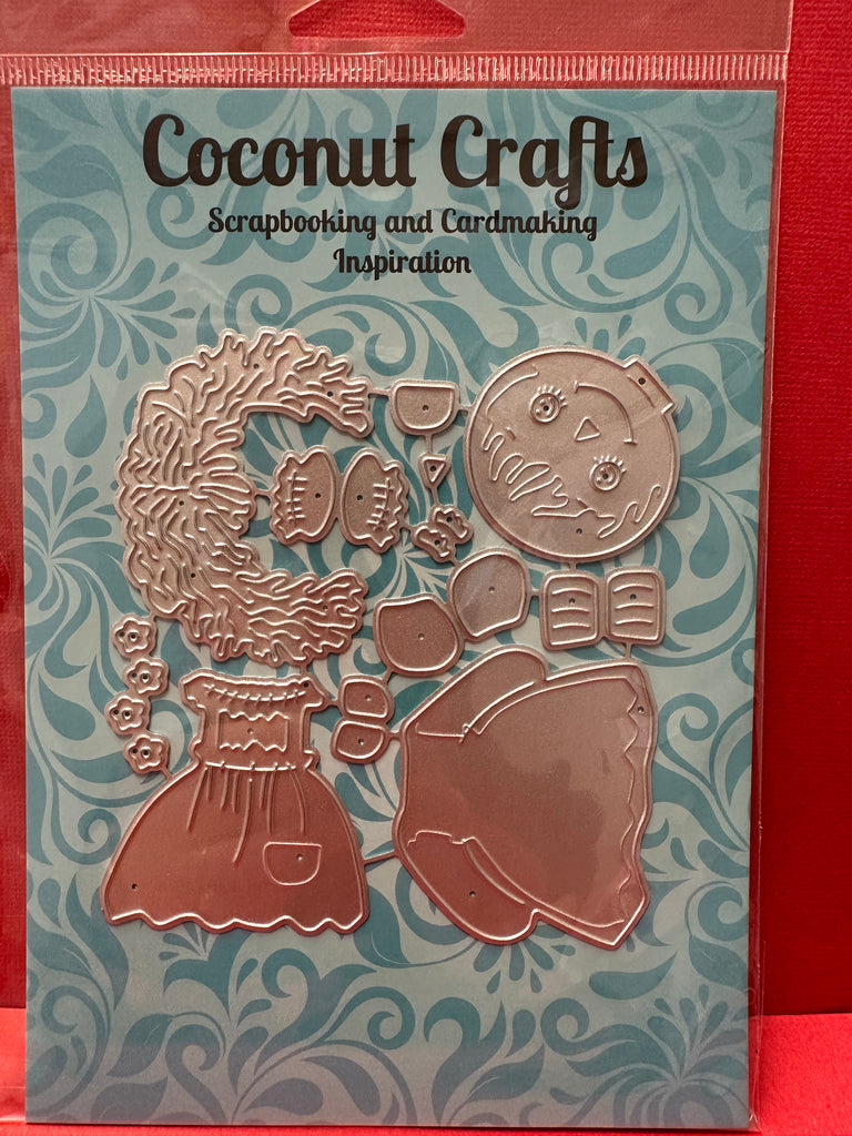 Coconut Crafts Raggedy Rag Doll Girl Cutting Dies