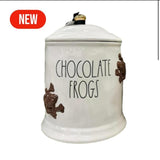 Rae Dunn Harry Potter Chocolate Frogs Canister Cookie Jar New Hogwarts Wizard