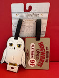 Harry Potter Hedwig Owl & Platform 9 3/4 Luggage Tag Set of 2