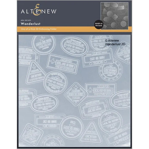 Altenew  3D Embossing Folder Wanderlust