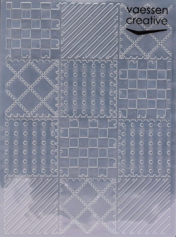 Vaessen Creative(Darice) Patchwork Quilt Block Embossing Folder