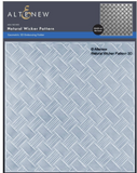 Altenew  3D Embossing Folder Natural Wicker Pattern