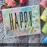 Tim Holtz Sizzix Alphanumeric Stretch Upper Thinlits Dies