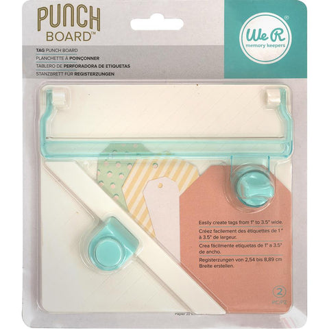 We R Memory Keepers Tag Punch Board - Pre-Oder