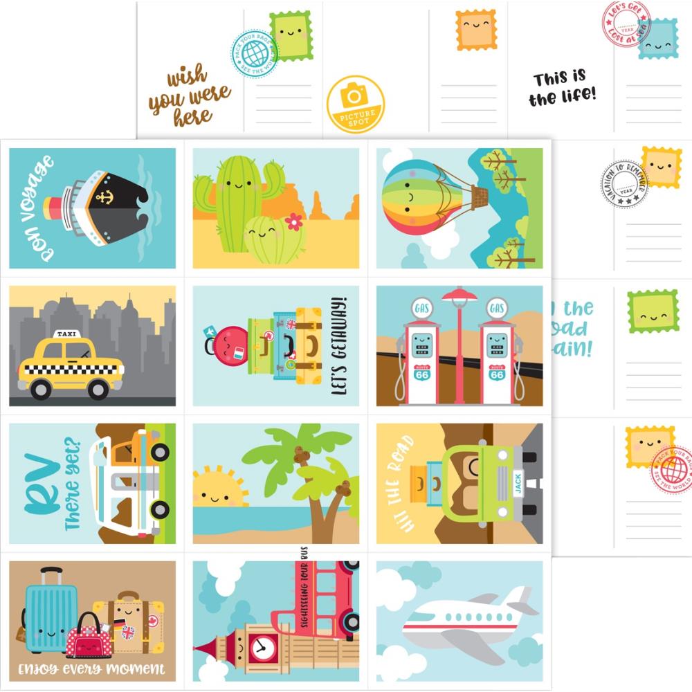 Doodlebug Wish You Were Here - I Heart Travel