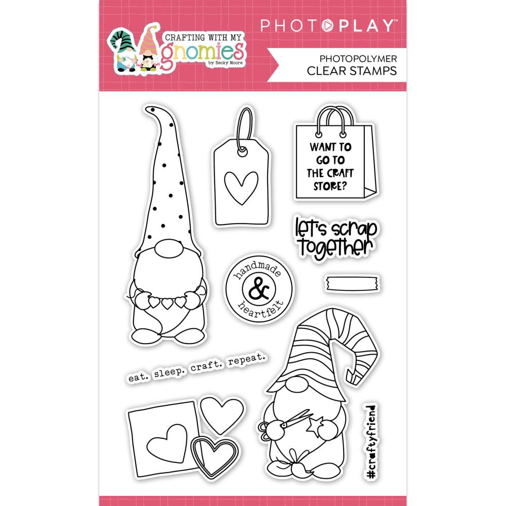 Photoplay Paper Crafting With My Gnomies Clear Stamps