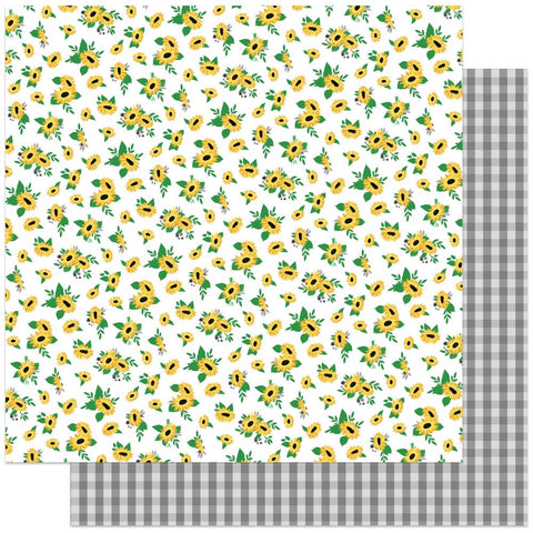 Photoplay Paper Sweet as Honey Sunflowers 12x12