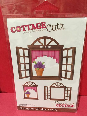 Cottage Cutz Dies Springtime Window