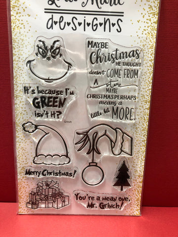Gina Marie  Designs Grinch Stamps