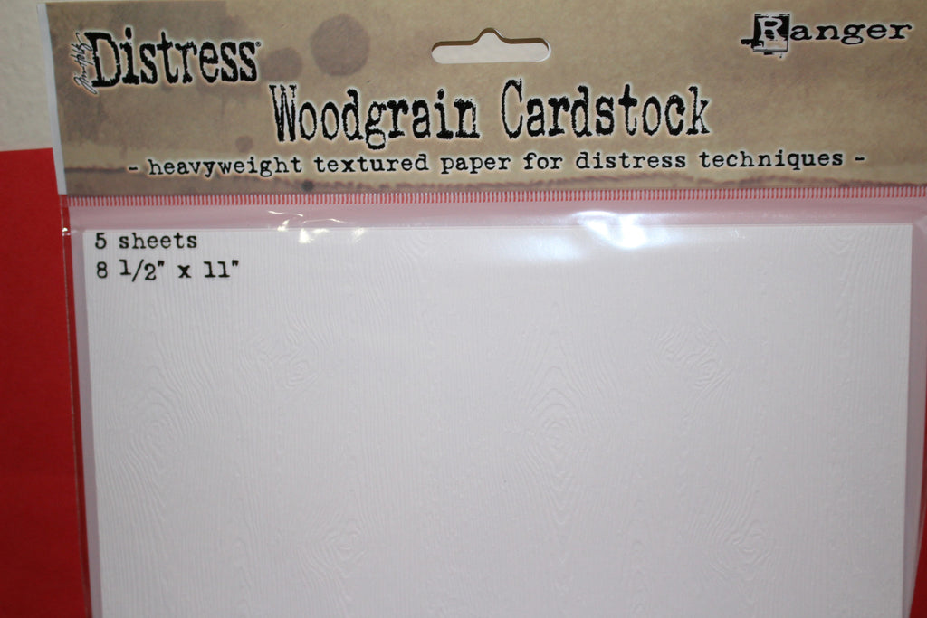 Tim Holtz Distress Woodgrain Paper 5 Sheets