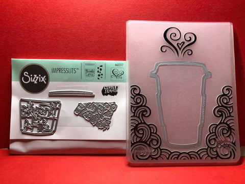 Sizzix Impresslits Thanks a Latte 662277