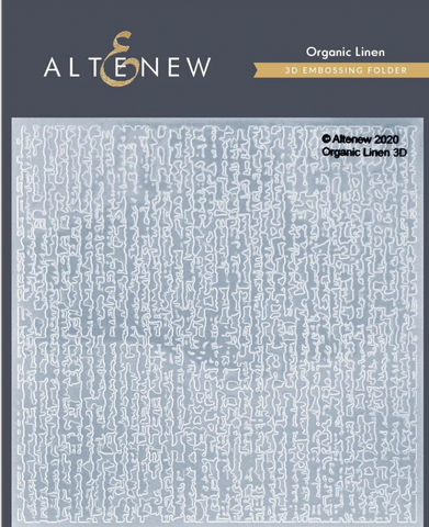 AlteNew Organic Linen 3D Embossing Folder