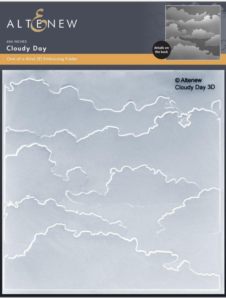 AlteNew Cloudy Day 3D embossing Folder
