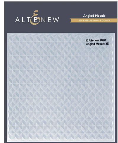 AlteNew Angled Mosaic 3D Embossing Folder