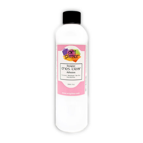 Art Glitter Glue Clear 8 oz